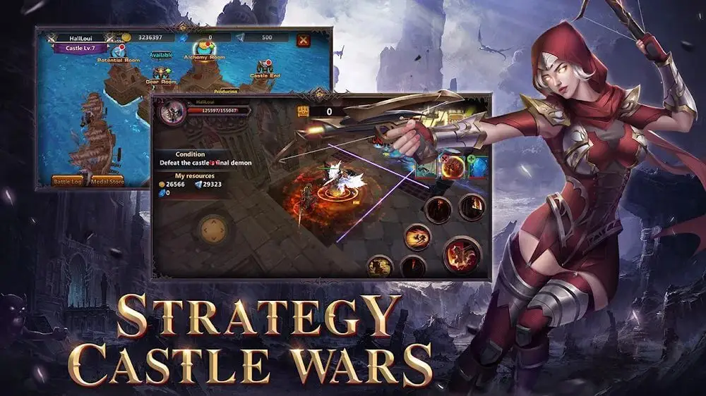 Screenshot of the Darkness V game