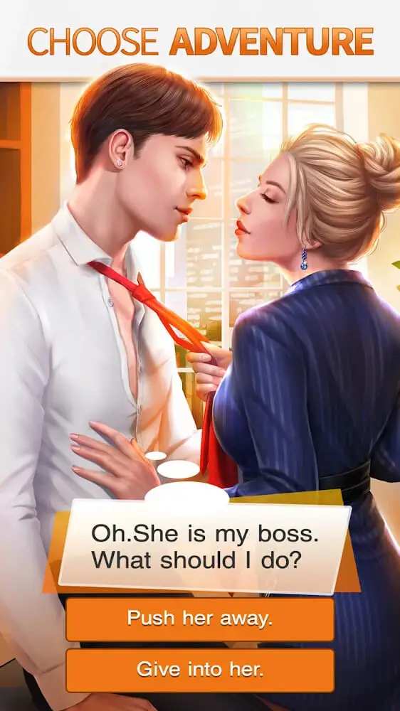 Screenshot of the Dating Stories: Love Episodes app