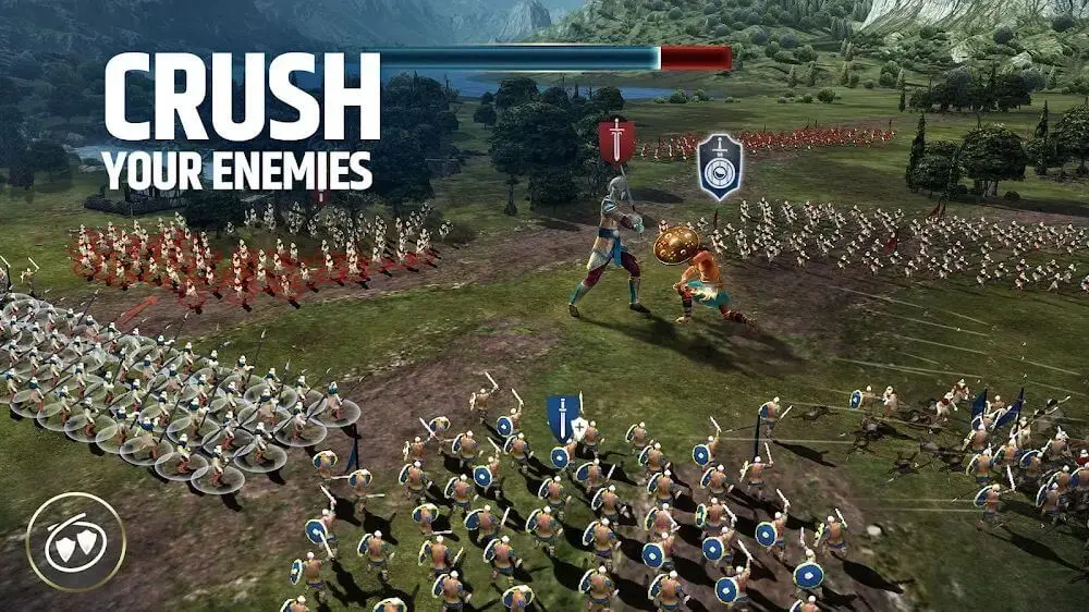 Screenshot of the Dawn of Titans: War Strategy RPG game