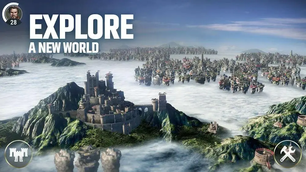 Screenshot of the Dawn of Titans: War Strategy RPG game