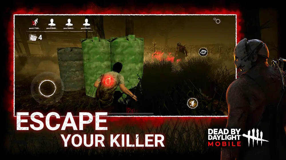 Screenshot of the Dead by Daylight Mobile game