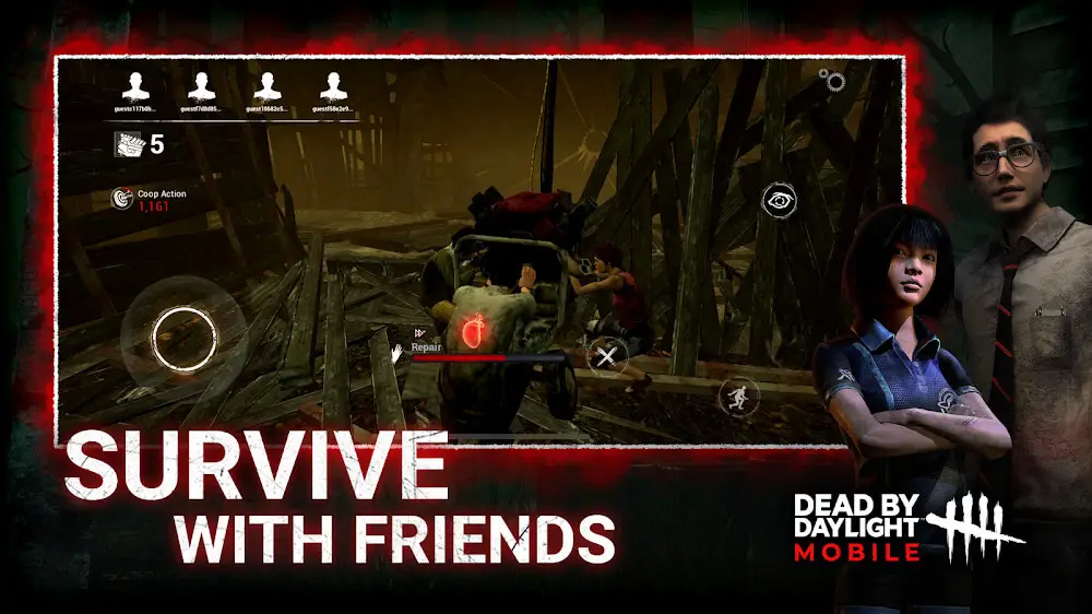 Screenshot of the Dead by Daylight Mobile game