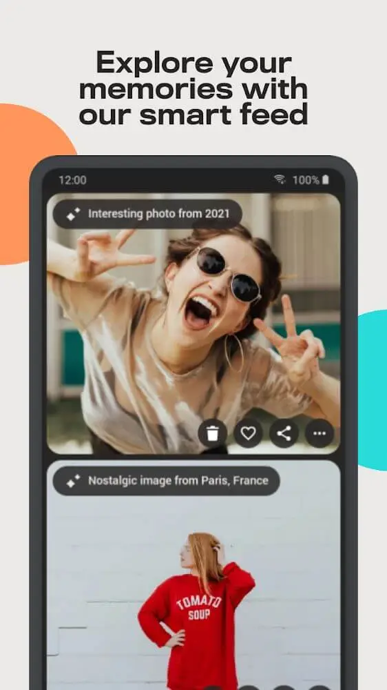 Screenshot of the Degoo app