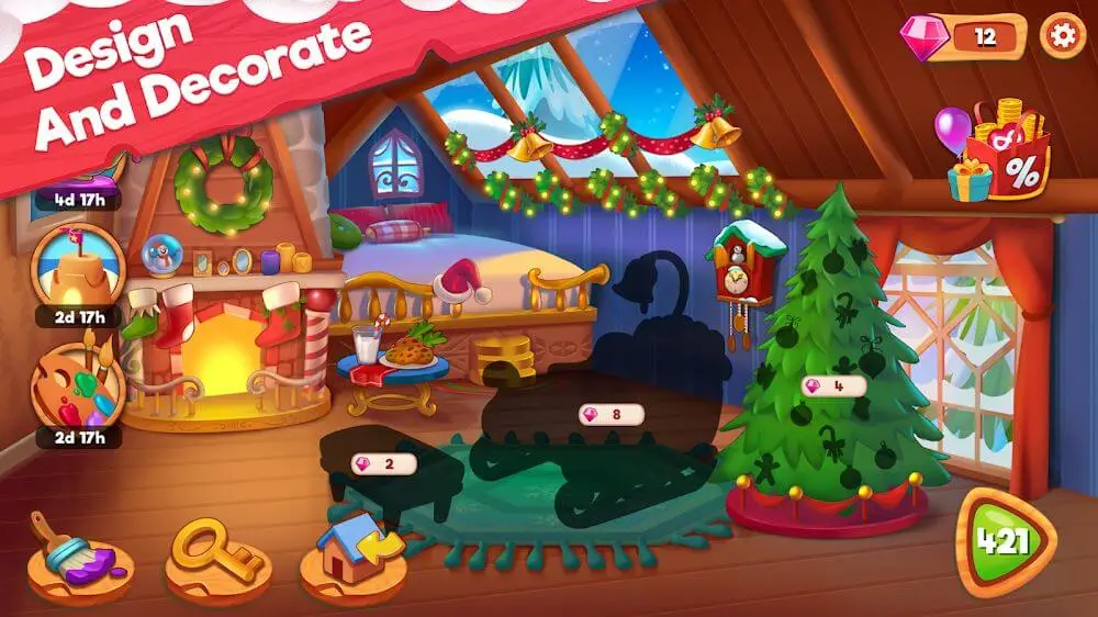 Screenshot of the Delicious Bed & Breakfast game