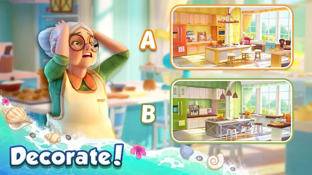 Screenshot of the Design Island game