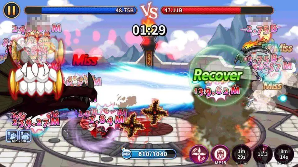 Screenshot of the Devil Twins: Free (Auto RPG) game