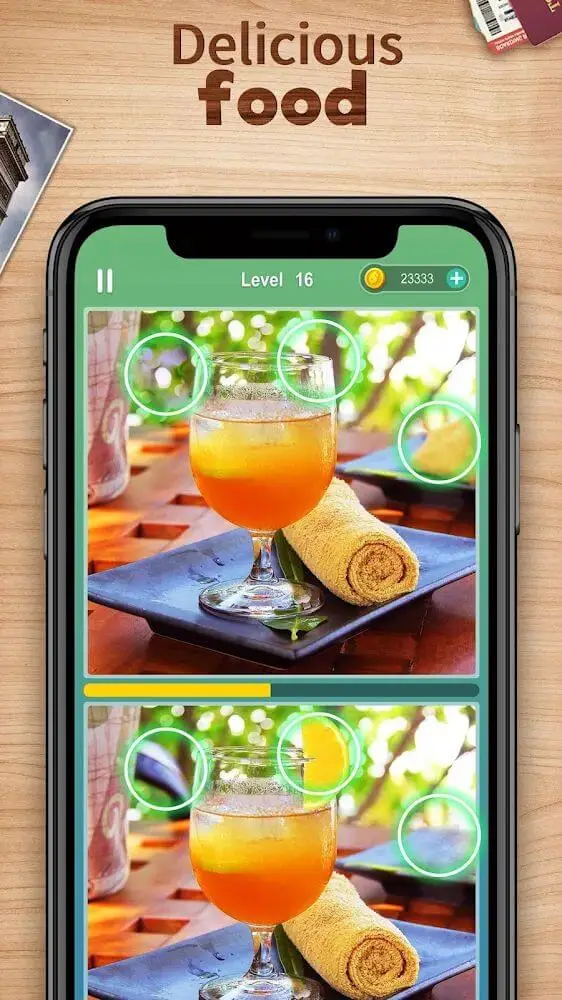 Screenshot of the Difference Find Tour app