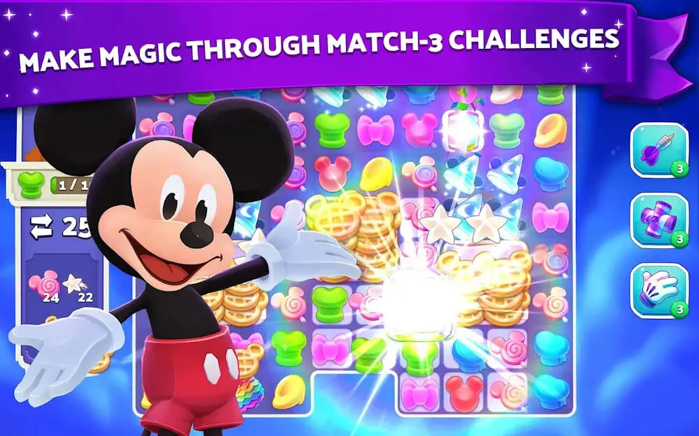Screenshot of the Disney Wonderful Worlds game