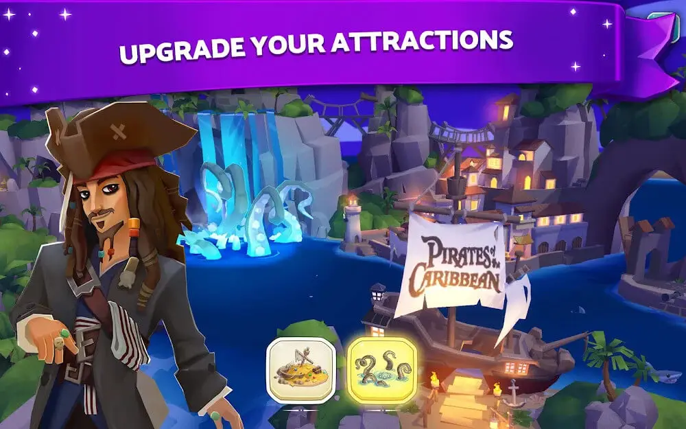 Screenshot of the Disney Wonderful Worlds game