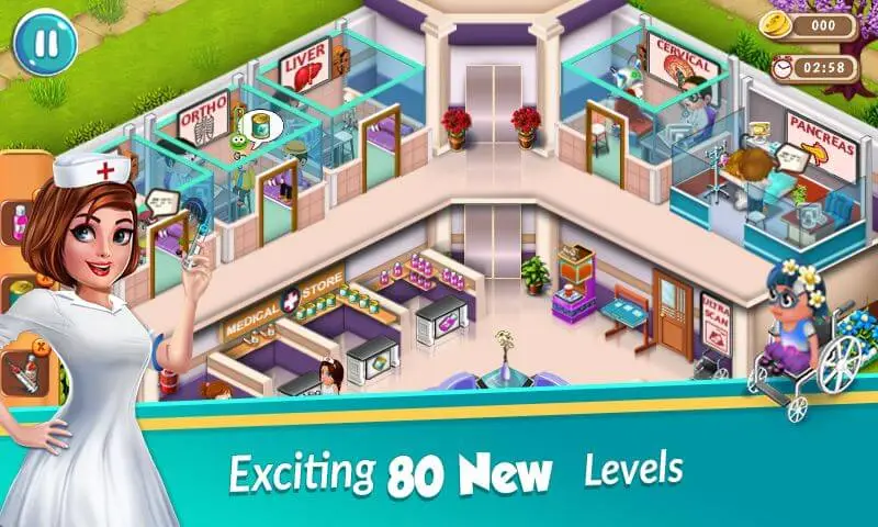 Screenshot of the Doctor Dash game