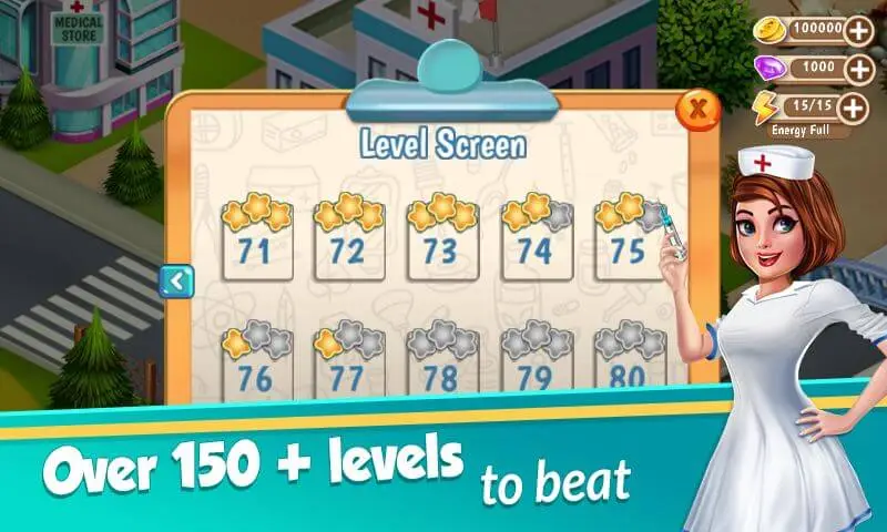 Screenshot of the Doctor Dash game