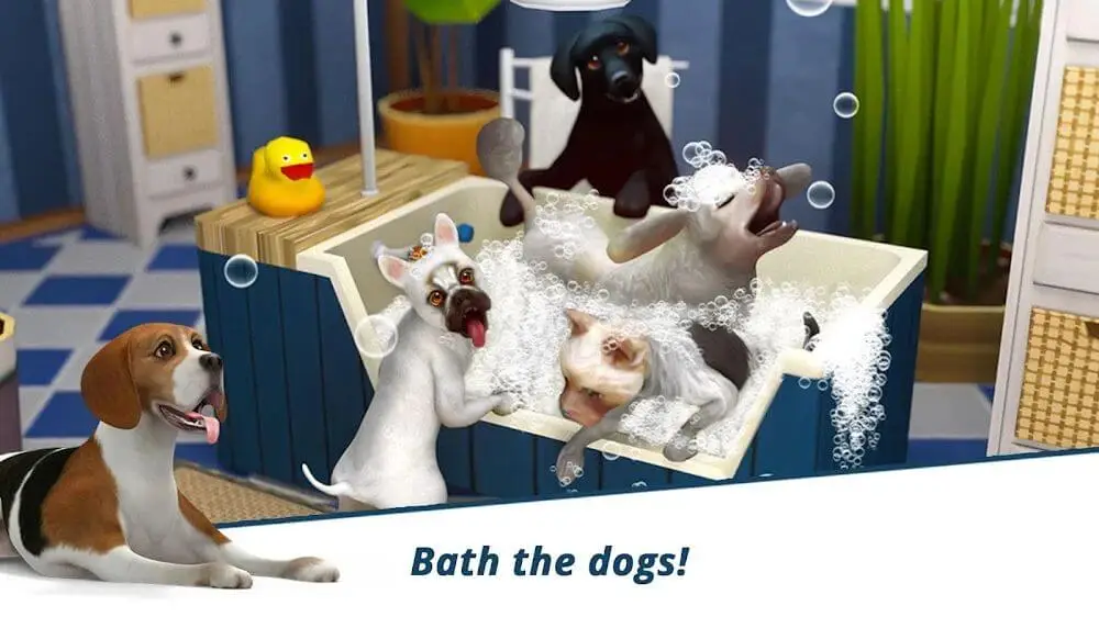 Screenshot of the Dog Hotel game