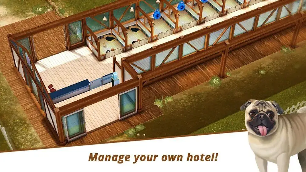Screenshot of the Dog Hotel game