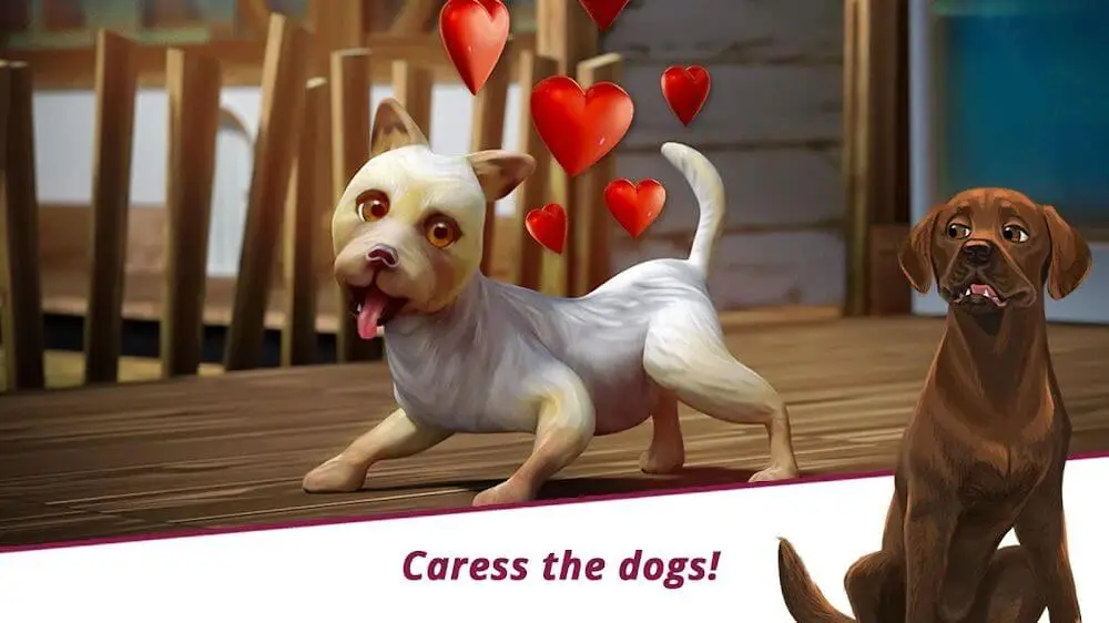 Screenshot of the Dog Hotel game