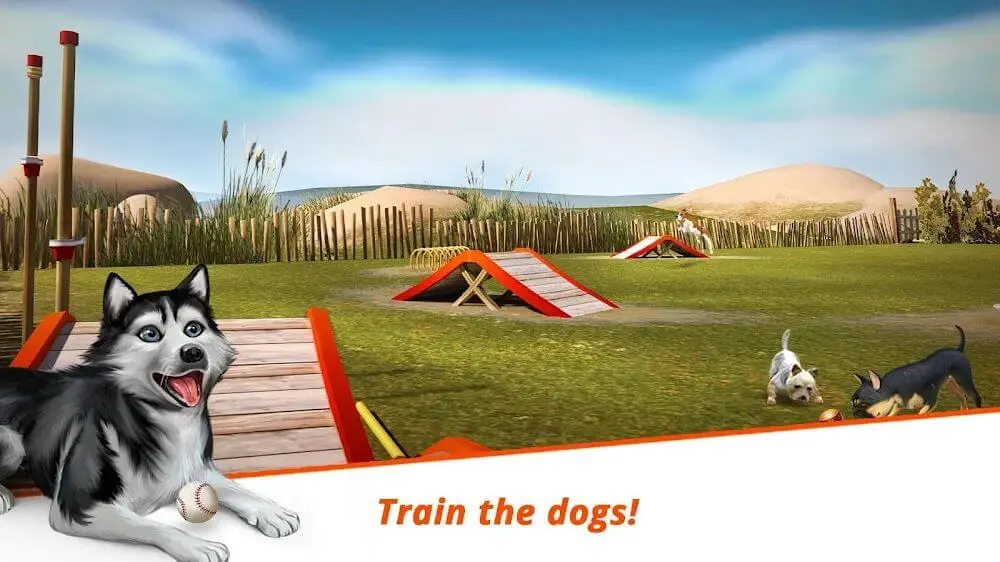 Screenshot of the Dog Hotel game