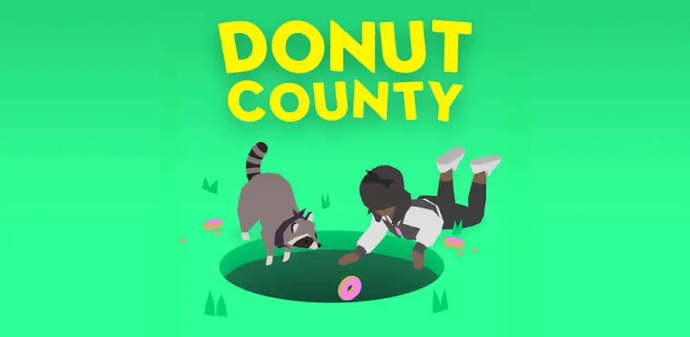 Screenshot of the Donut County game