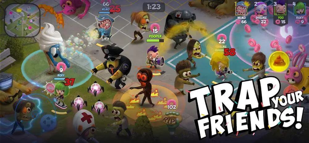 Screenshot of the Donut Punks (Donut Brawl) game
