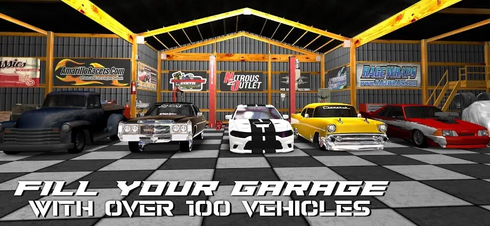 Screenshot of the Door Slammers 2 Drag Racing game