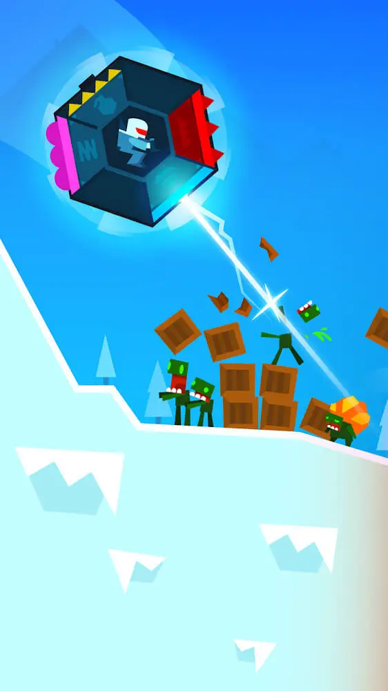 Screenshot of the Downhill Smash app