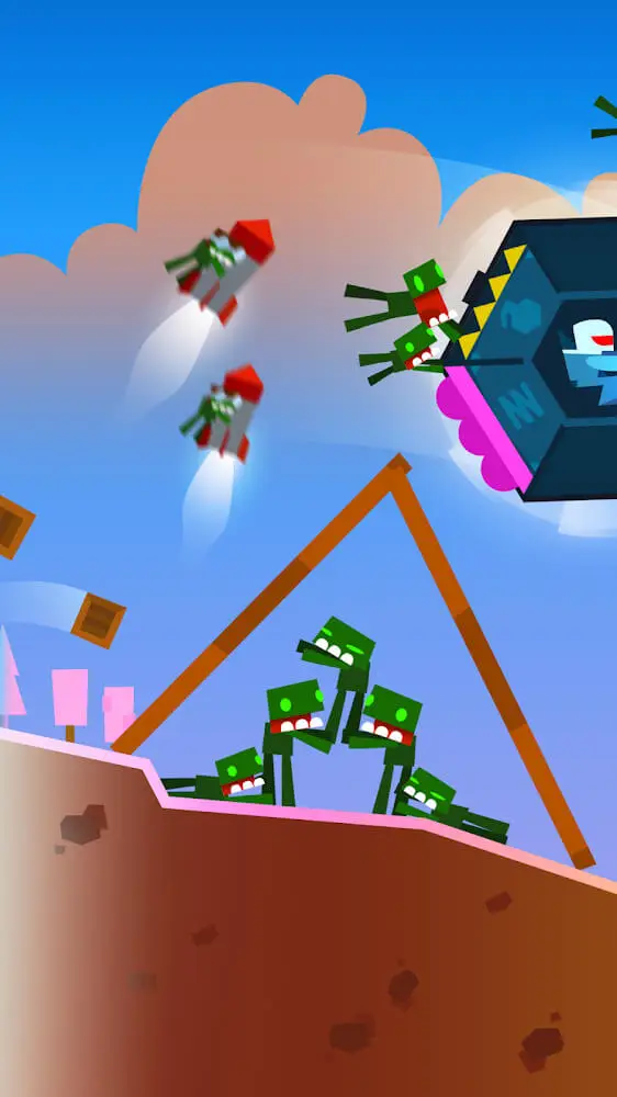 Screenshot of the Downhill Smash app