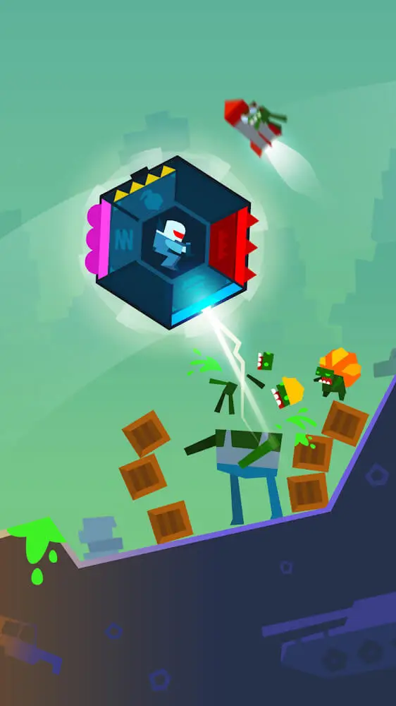 Screenshot of the Downhill Smash app