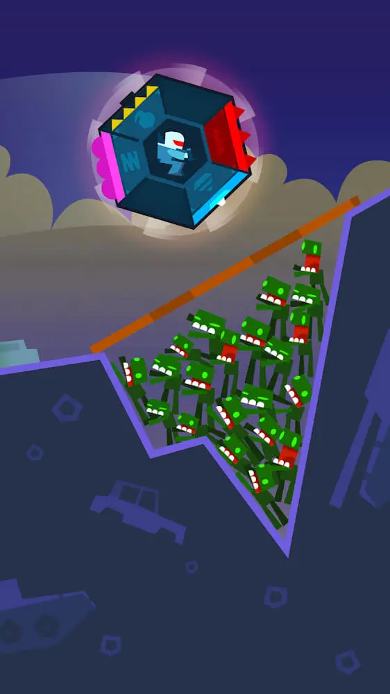 Screenshot of the Downhill Smash app