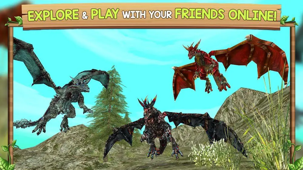 Screenshot of the Dragon Sim Online game