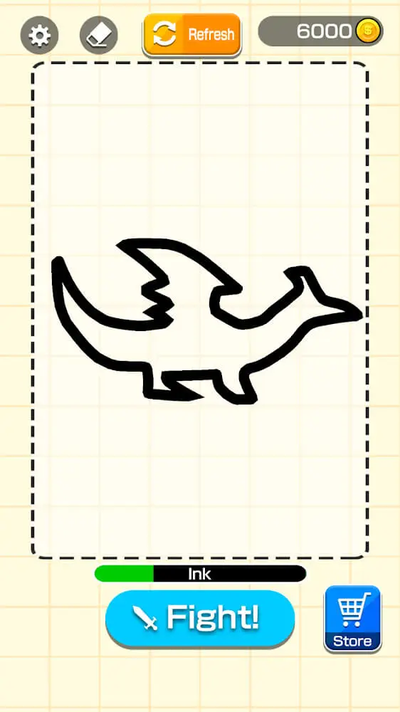Screenshot of the Draw Weapon 3D app