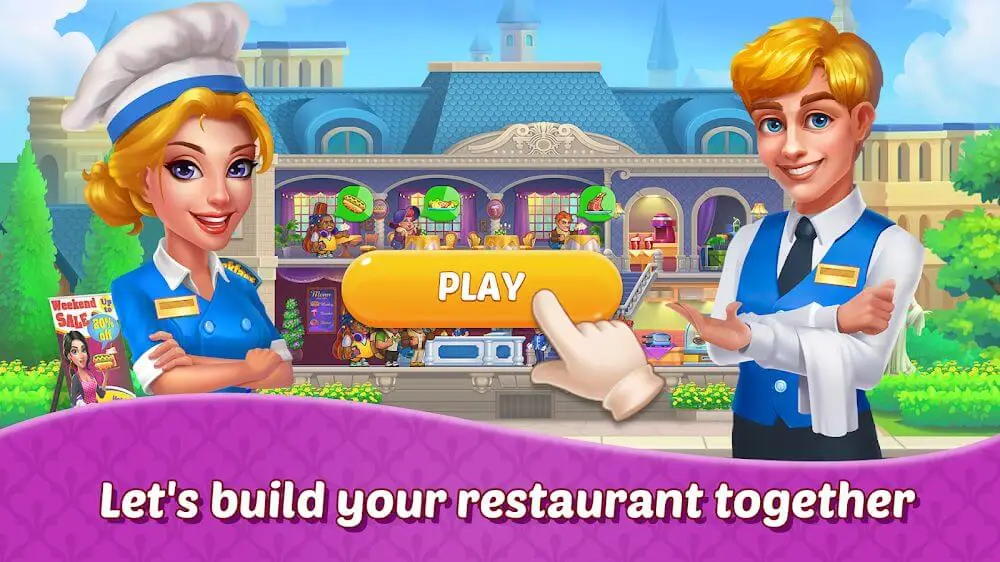 Screenshot of the Dream Restaurant game