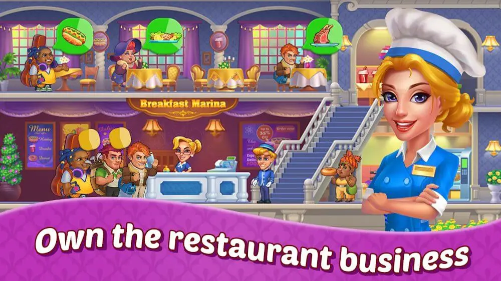 Screenshot of the Dream Restaurant game