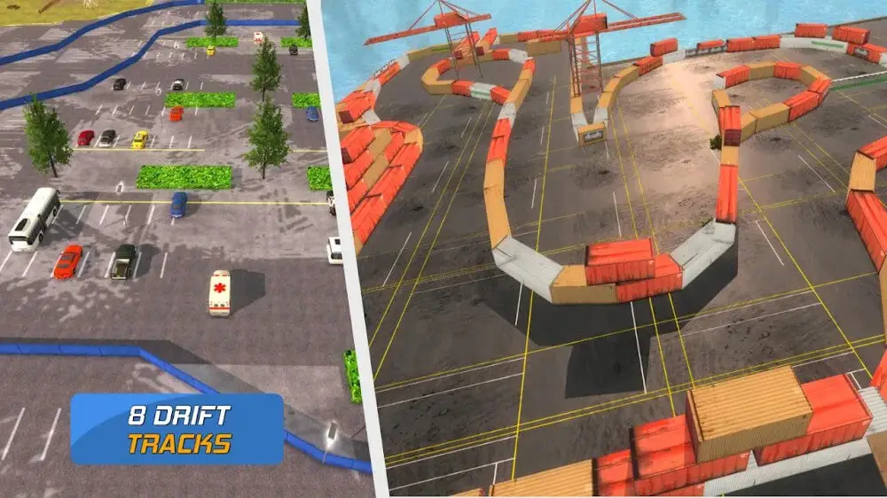 Screenshot of the Drift Car Driving Simulator game