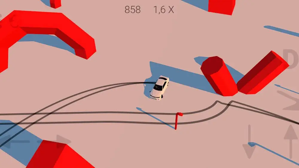 Screenshot of the Drift Challenge game