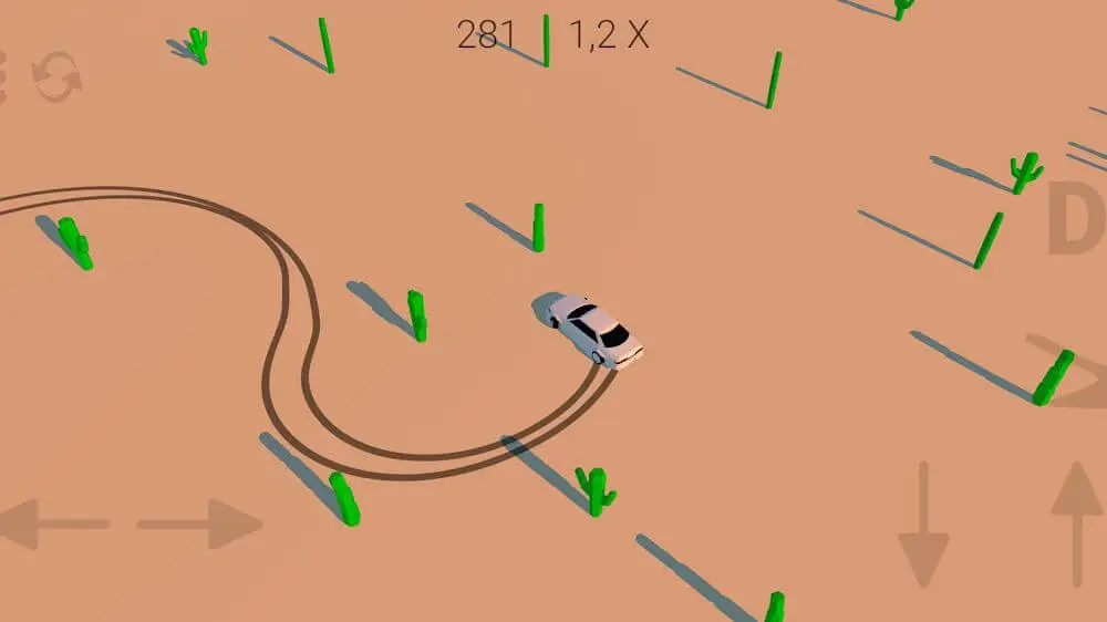 Screenshot of the Drift Challenge game