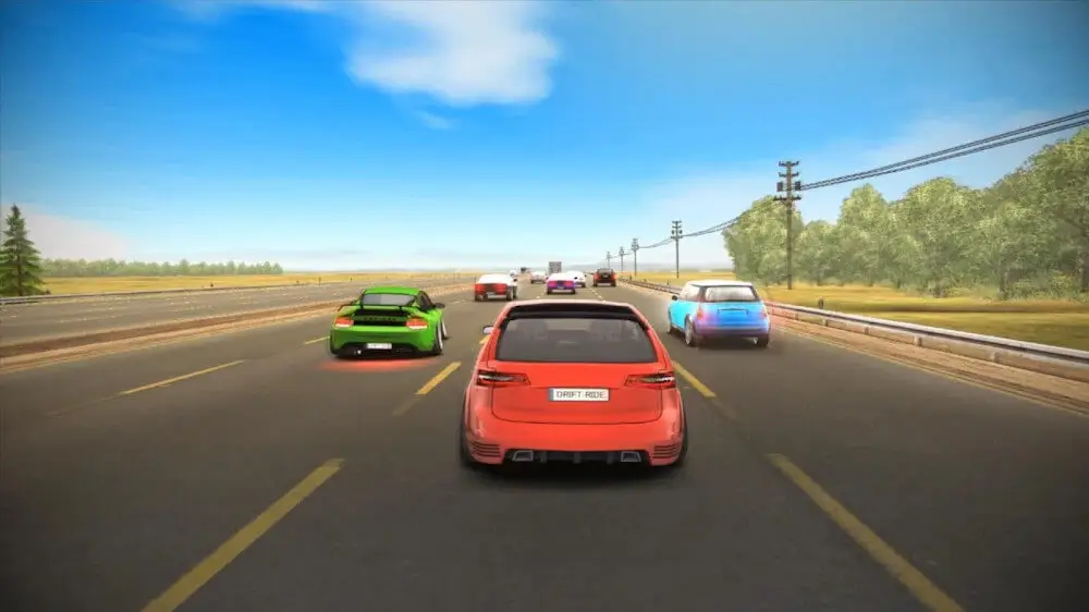 Screenshot of the Drift Ride game