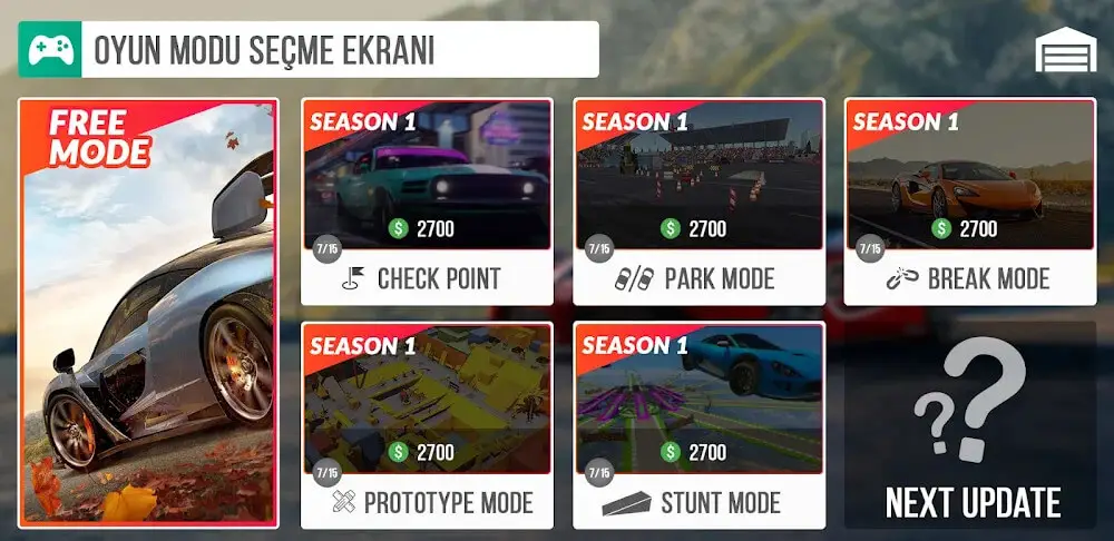 Screenshot of the Drive Club game