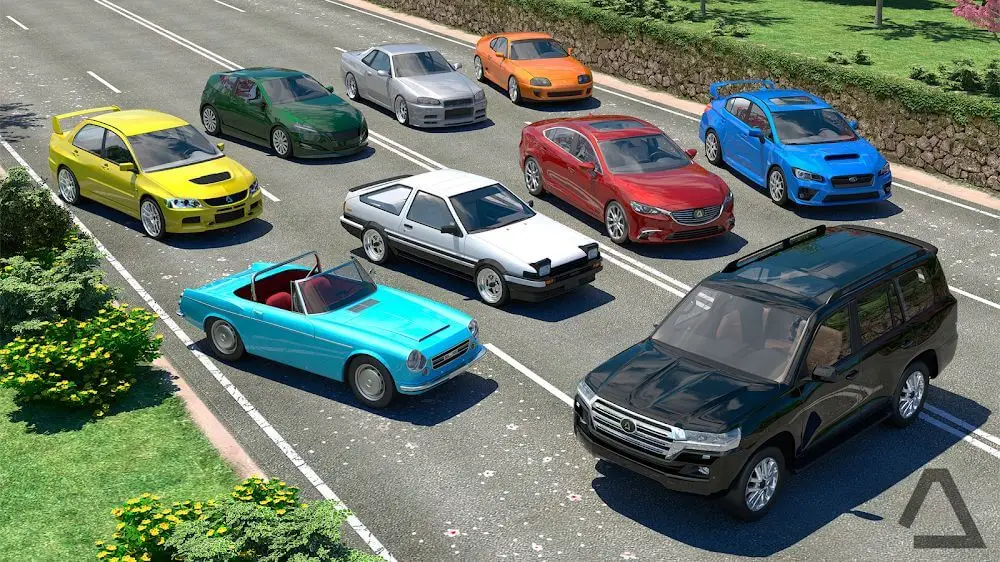 Screenshot of the Driving Zone: Japan game