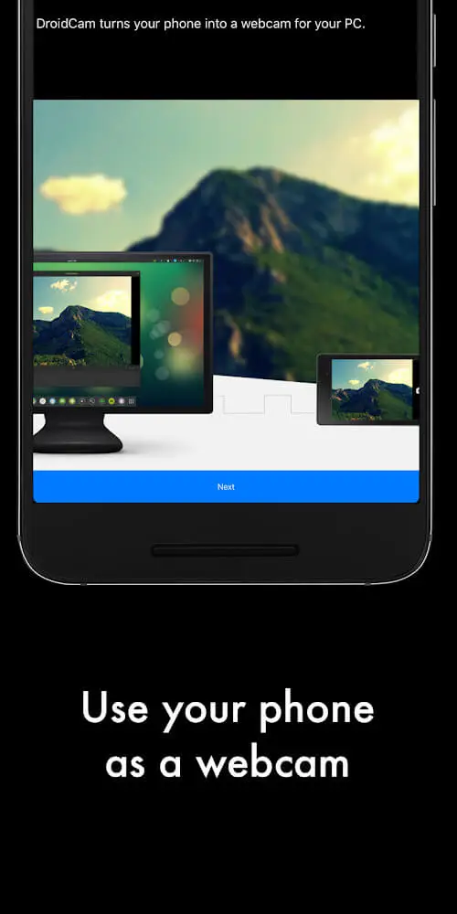 Screenshot of the DroidCamX game