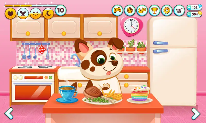 Screenshot of the Duddu - My Virtual Pet Dog game