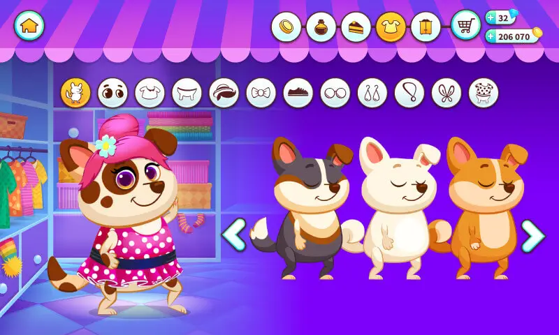 Screenshot of the Duddu - My Virtual Pet Dog game