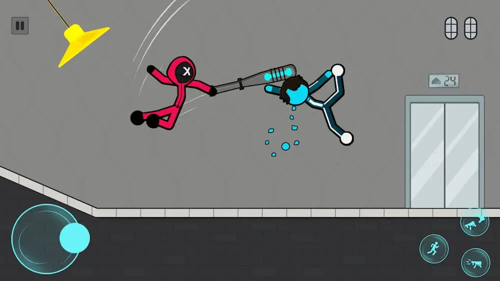 Screenshot of the Duel Stickman Fighting game
