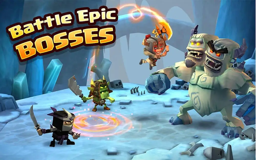 Screenshot of the Dungeon Boss Heroes game