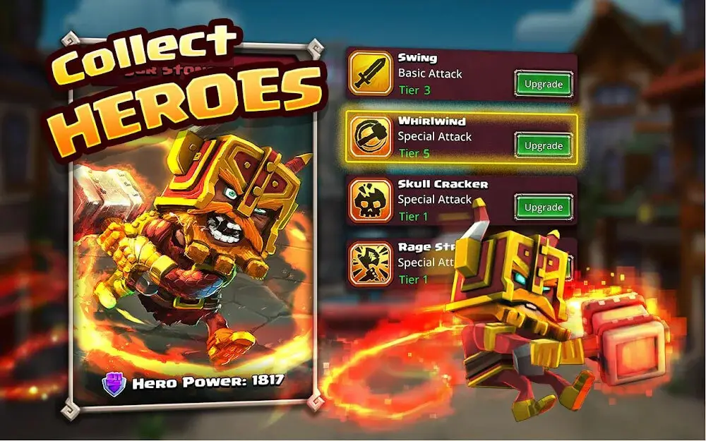Screenshot of the Dungeon Boss Heroes game
