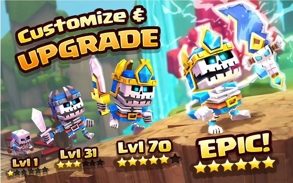 Screenshot of the Dungeon Boss Heroes game