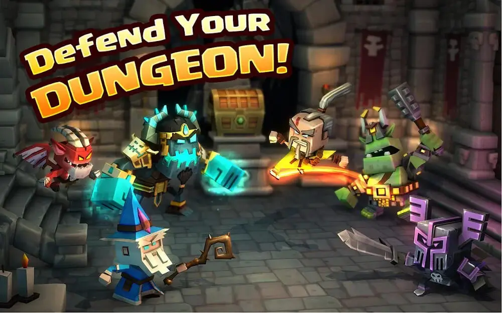 Screenshot of the Dungeon Boss Heroes game