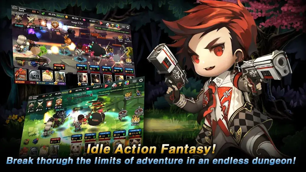 Screenshot of the Dungeon Breaker Heroes game
