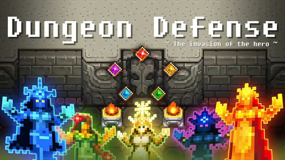 Screenshot of the Dungeon Defense game