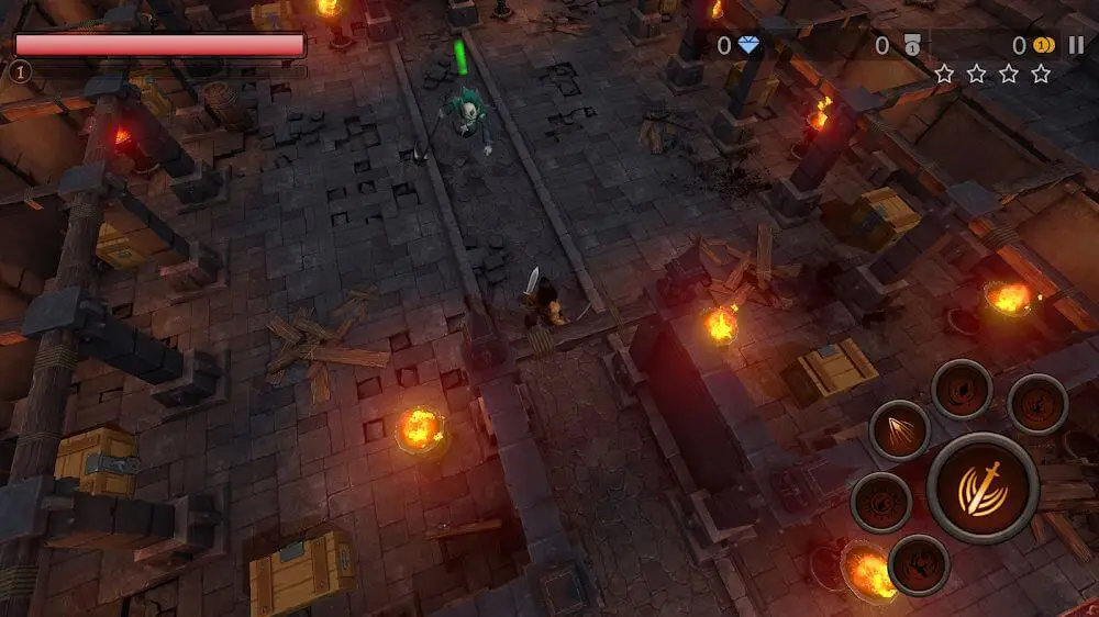 Screenshot of the Dungeon Mania game
