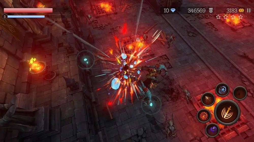 Screenshot of the Dungeon Mania game