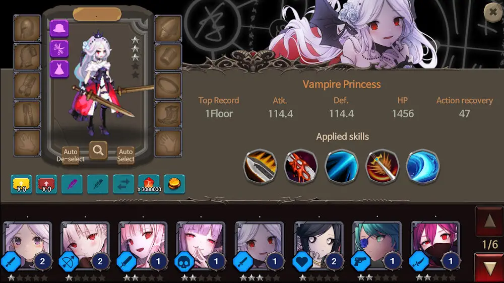 Screenshot of the Dungeon Princess 2 game