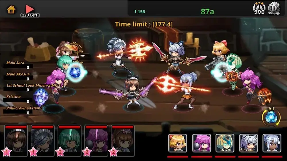 Screenshot of the Dungeon iDoll game